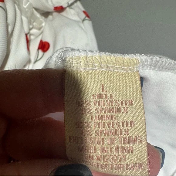 J‎ For Justify White Cherry Sleeveless Maxi Dress Size Large Novelty Coquette - Picture 7 of 10